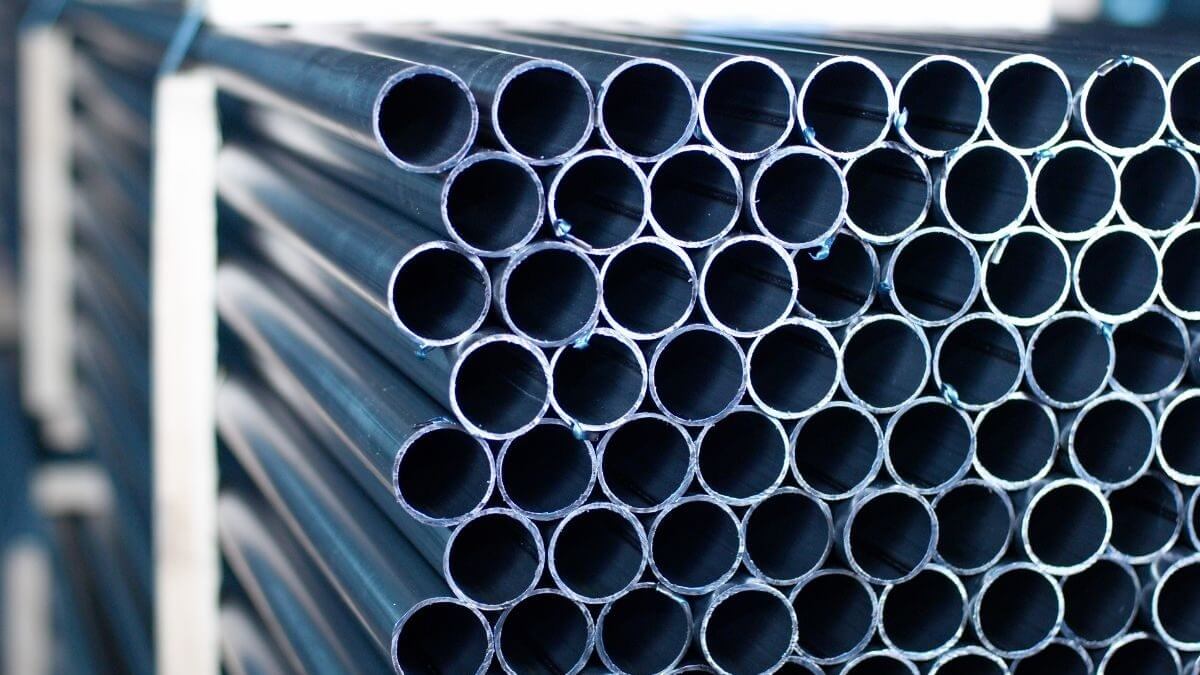 Steel pipes bundle