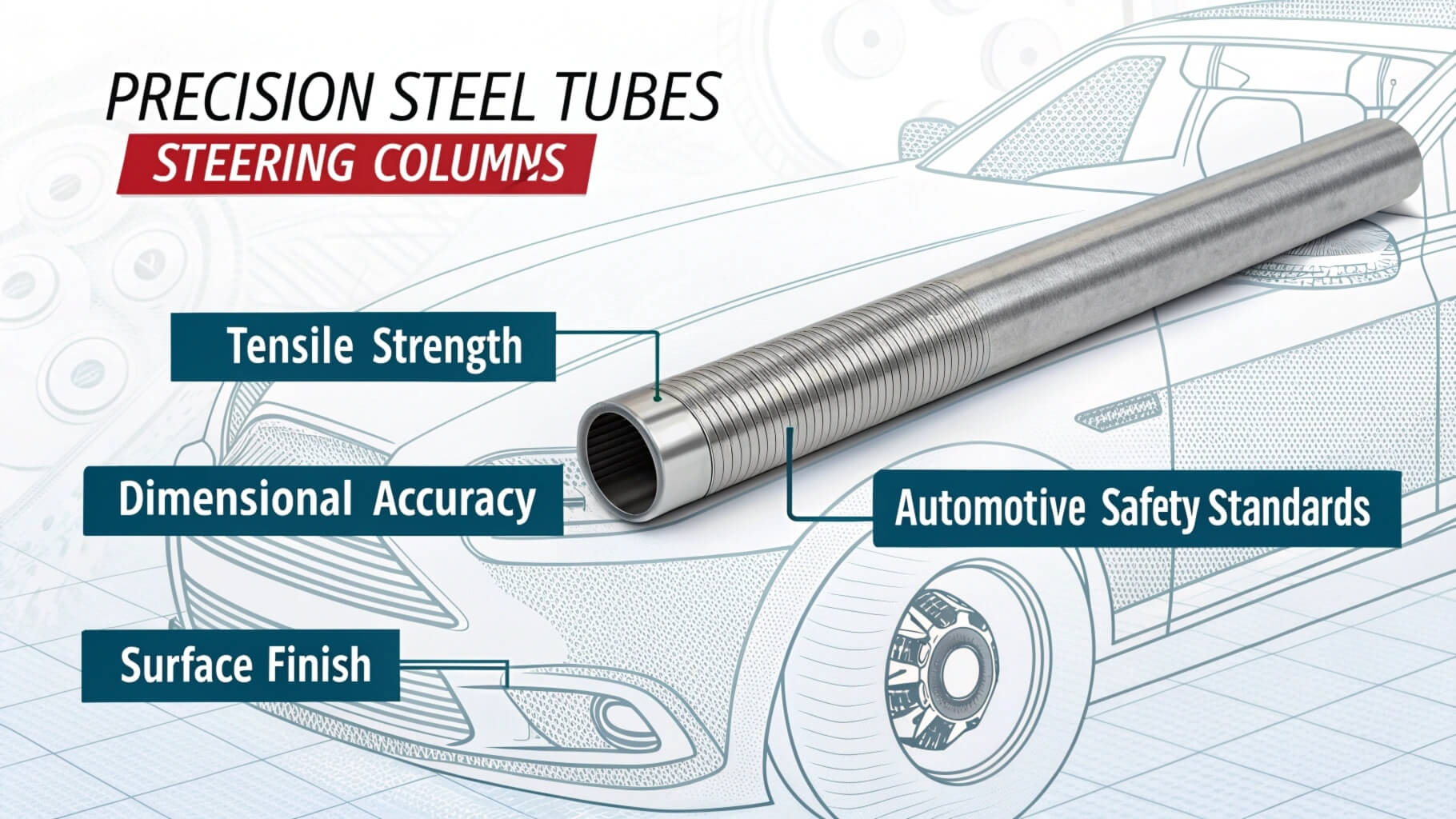 Steel Tubes for Steering Columns
