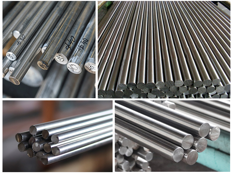 Polished steel rods